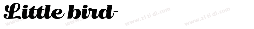 Little bird字体转换